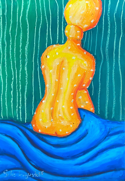 Woman seen from the back (Kvinde set fra ryggen)